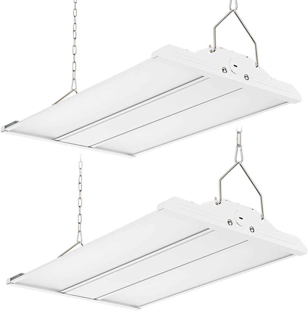 2-Pack 150W LED Linear High Bay Lights High Bay LED Shop Lights