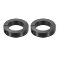 uxcell 2pcs Single Split Shaft Collar 1-15/16" Bore, Black Oxide Steel