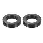 uxcell 2pcs Single Split Shaft Collar 1-15/16" Bore, Black Oxide Steel