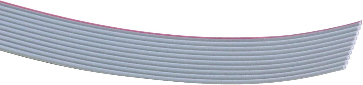 Antrader IDC Flat Ribbon Cable,10 Wire (32ft) for 2.54mm Connectors, Grey