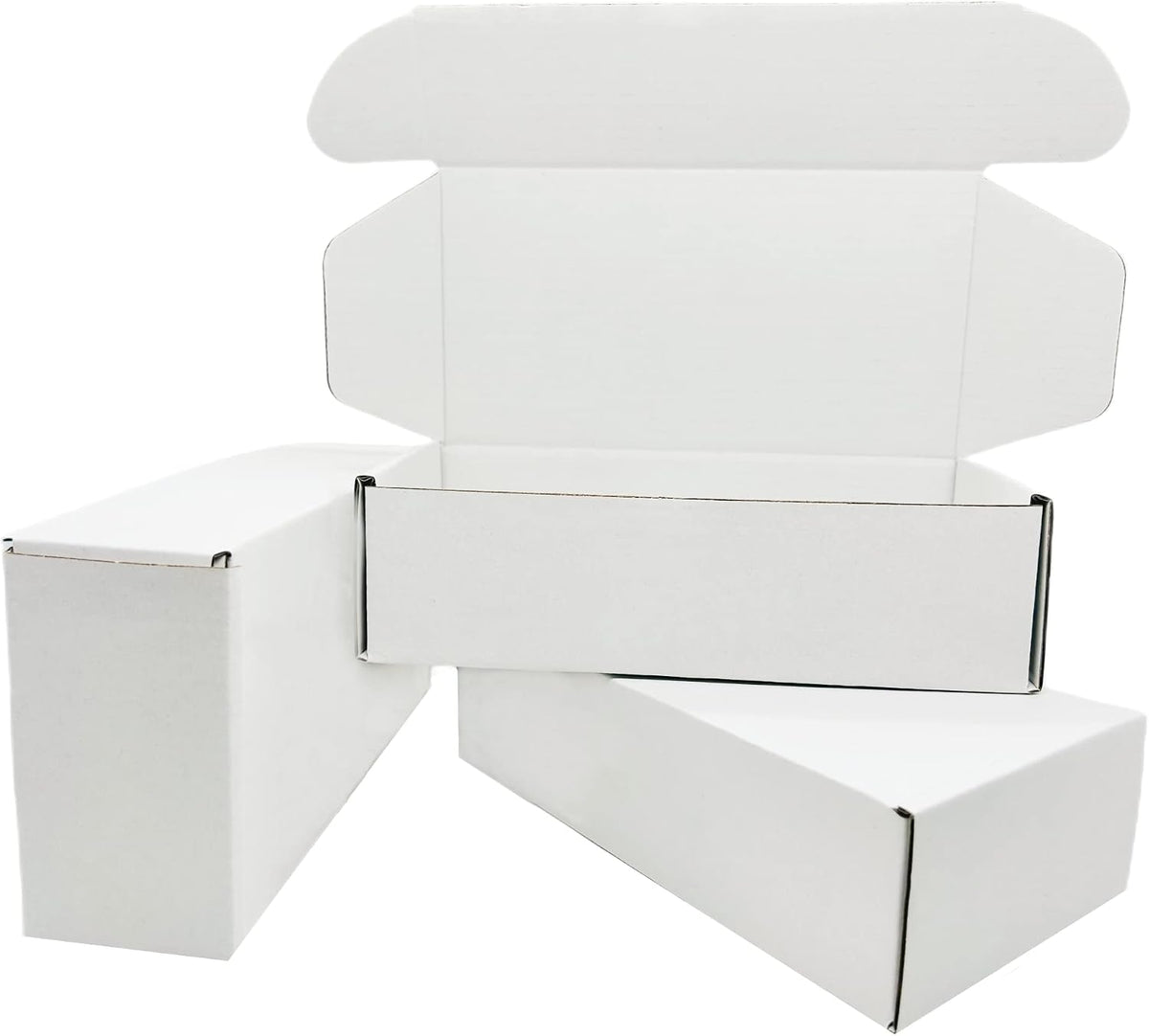 Small White Box 7 x 3.5 x 2 Inch 50 Pack Shipping Boxes