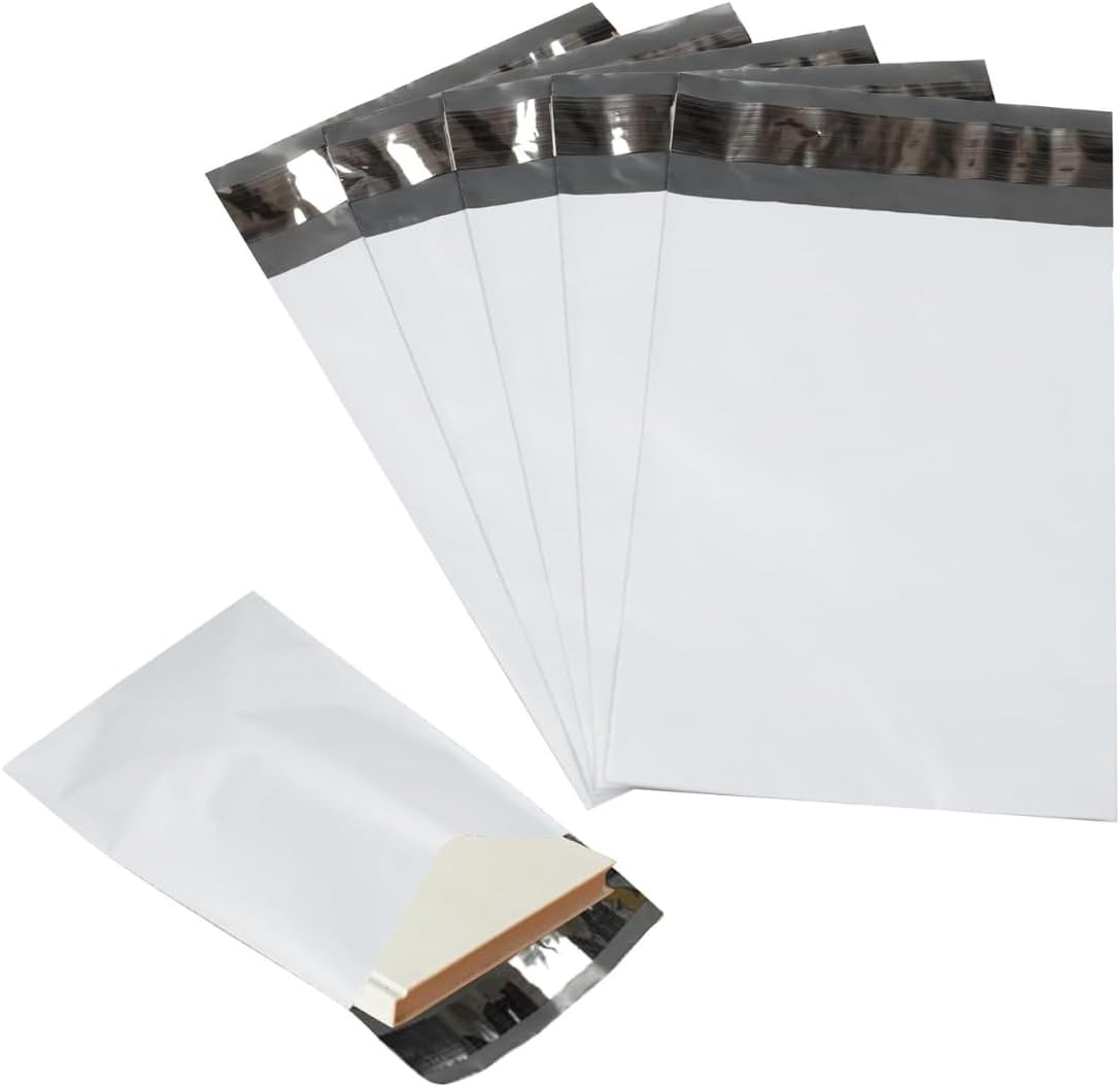 5 x 7 Poly mailer (500-Pack) Shipping Envelopes Waterproof Plastic Self Sealing Envelopes Package Mail Pouch Bags for