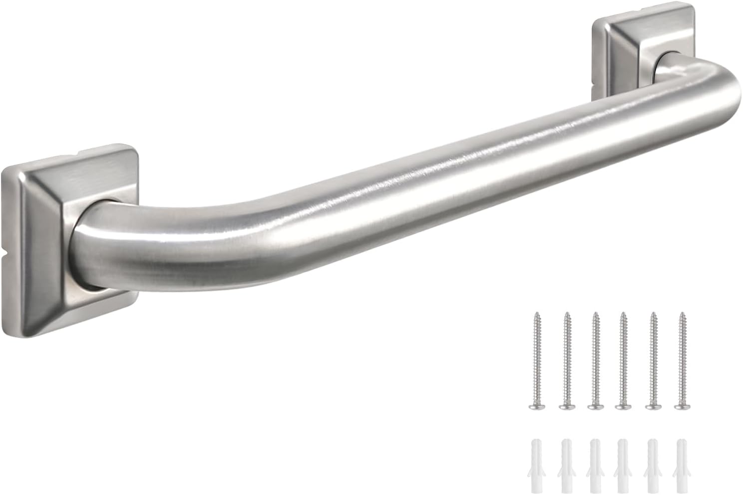Bathroom Grab Bars Stainless Steel Handrail ADA Compliant 500lbs bathtubs and Showers Toilet Handle Safety for