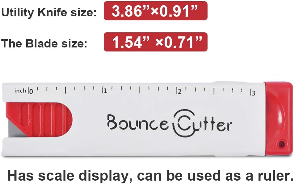 Box Cutter Retractable, Utility Knife Handy Boxcutter Auto
