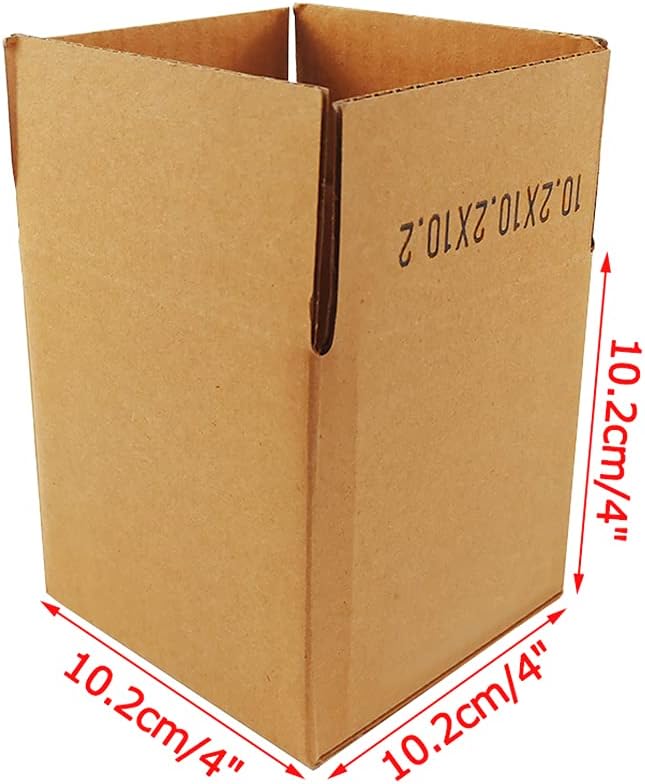 Shipping Boxes Small 4 x 4 x 4 inches Cardboard Boxes, 25 Pack