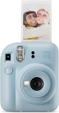 Instax Mini 12 Instant Film Camera - Pastel Blue | Instax Mini 12 with automatic exposure and selfie mirror for