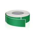 Green Rectangle Labels 3" x 1" Color Coding Stickers Roll 500 Pcs
