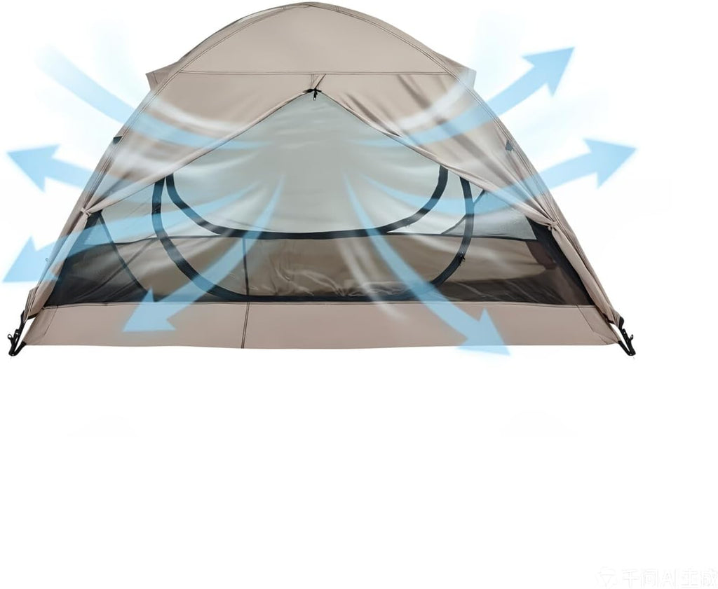 Ultralight 4-Season Waterproof 2-4 Person Portable Compact Backpacking Dome Tent–Easy Setup Outdoor Essenssial