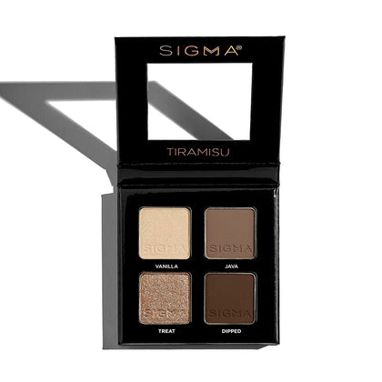 Quad Eyeshadow Palette - Tiramisu Eyeshadow Quad, 4 Shades