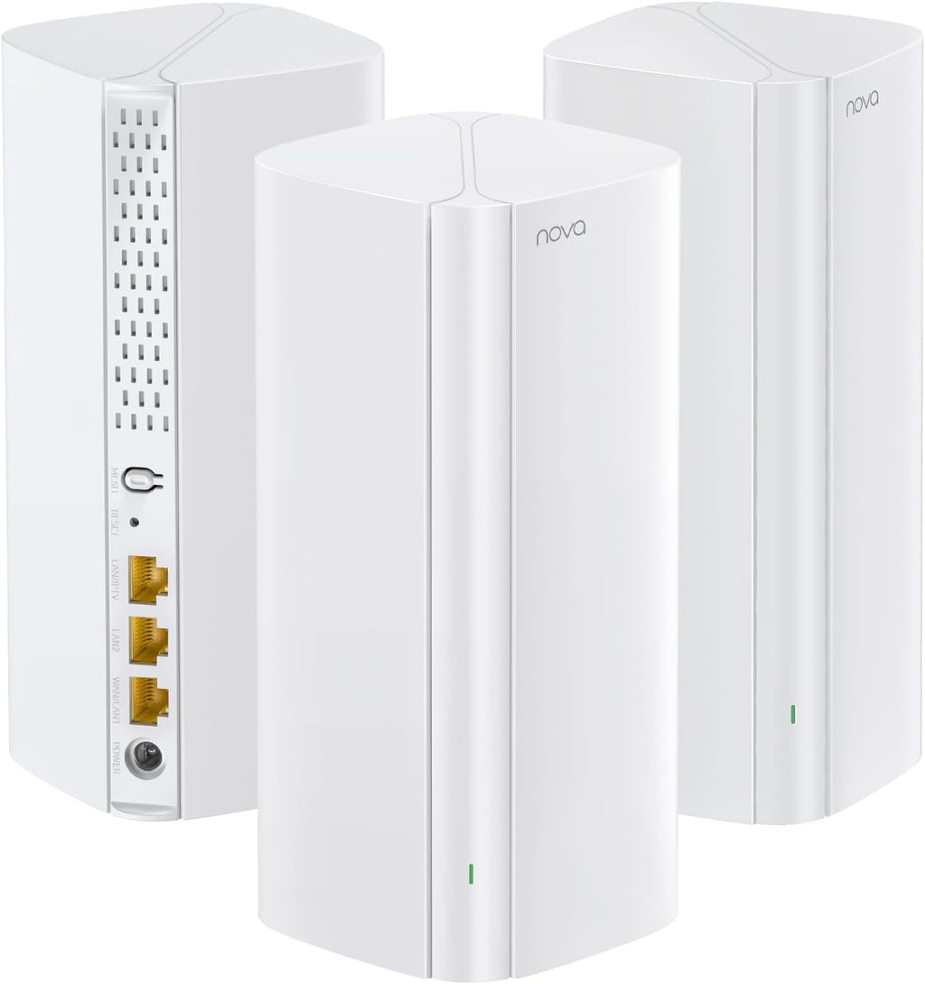 AX3000 WiFi 6 Mesh System Nova MX12– Whole Home Mesh WiFi Coverage up to 7,000 sq. ft., Dual-Band WiFi Mesh Network