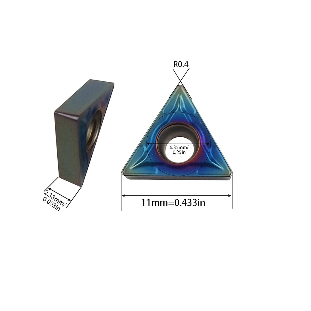 TCMT21.51 Turning Inserts Nano-Blue