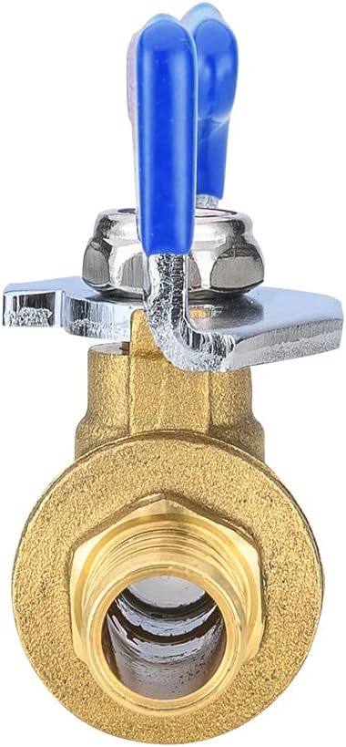 5Pcs EFIELD 3/4" Barb Crimp Pex Ball Valve,Blue Butterfly Level(VALVE169-5)