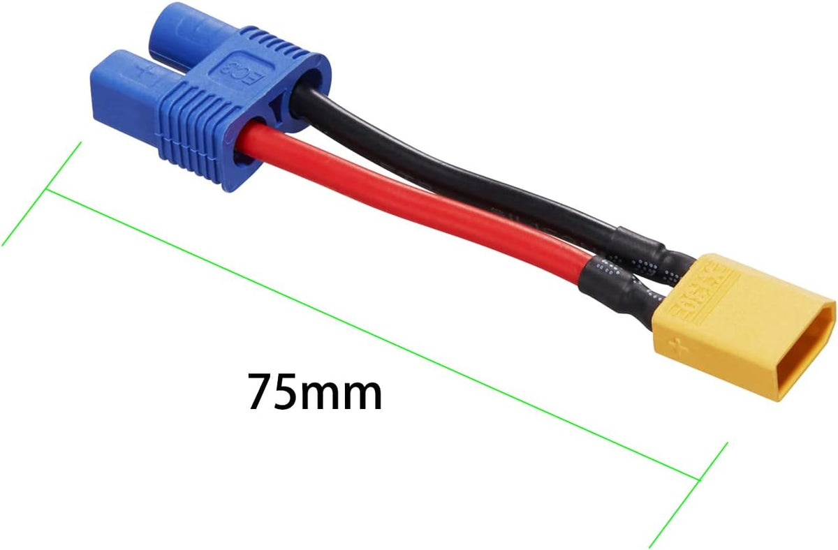 XT30 Male to EC3 Female Connector Adapter,XT30-EC3 Extension Cable