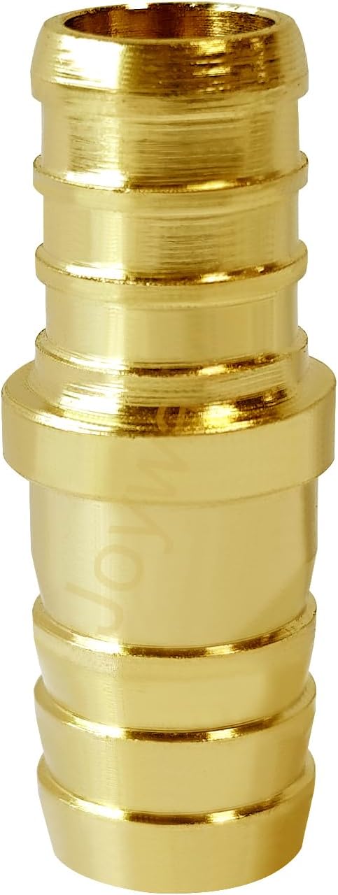 Joywayus 2 Pack Brass 1/2" PEX to 1/2" Hose Barb Connector Fitting