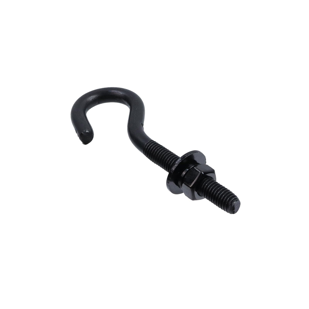 Wealrit 4 Set Round Hook Eyelet Bolt, M8 Long Shank Hook Bolts