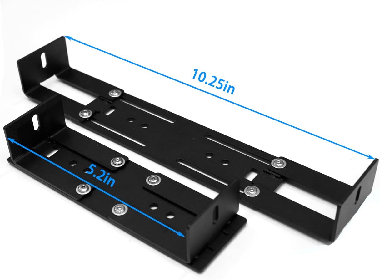 Adjustable Mailbox Bracket,Carbon Steel,Adjustable Design(fits mailboxes with 5-1/4" to 10-1/4"Wide Floor)