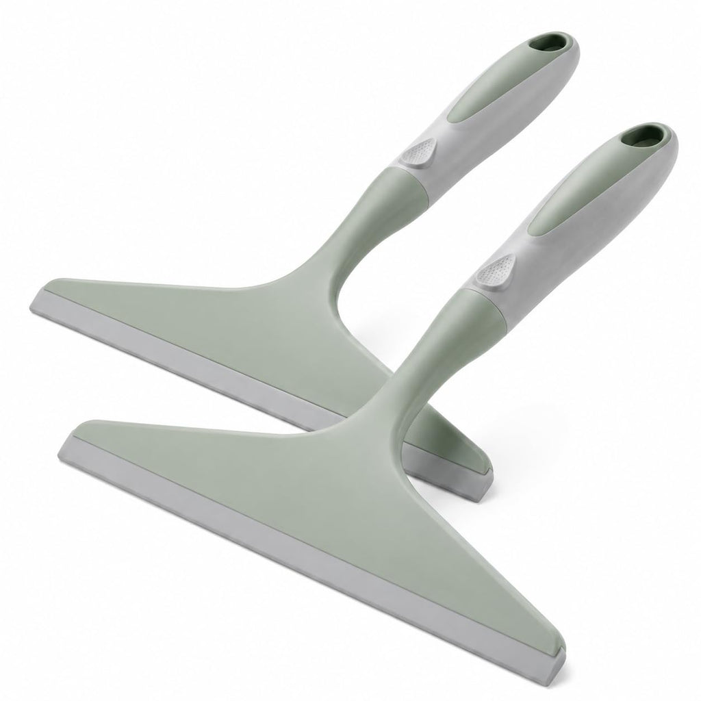 2-Pack Shower Squeegee for Glass Doors & Window