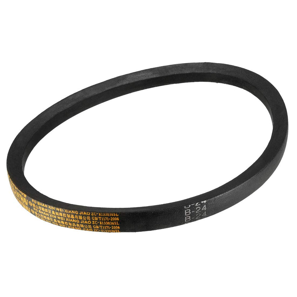 uxcell B-24 V-Belts 24" Inner Length, B-Section Rubber Drive Belt