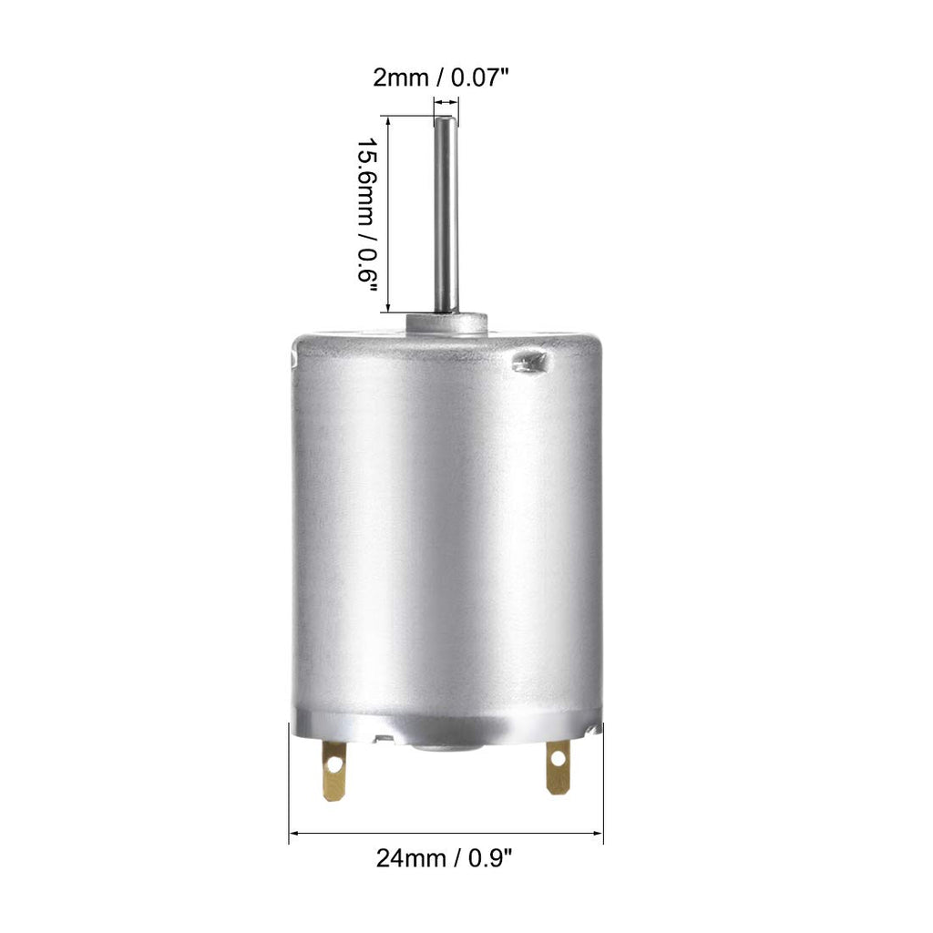 uxcell Micro Motor DC 9V 8700-9000RPM High Speed Motor for DIY RC Cars Remote Control