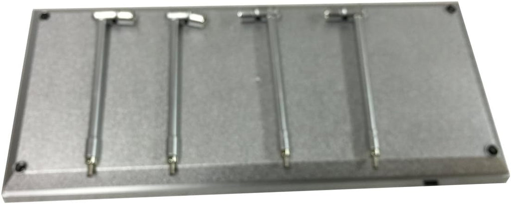Silver Collectible Display Show Case Illumicase+ with LED Lights for 1/64 1/43 1/32 1/24 1/18 Scale Models