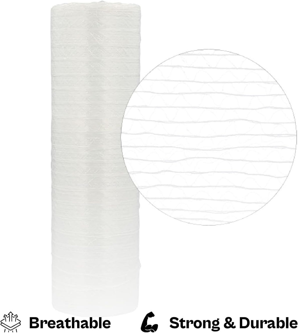 Pallet Netting, Vented Stretch Wrap, 1 Roll, 20 Inch x 3000 Feet for Securing Pallets that Need Ventilation