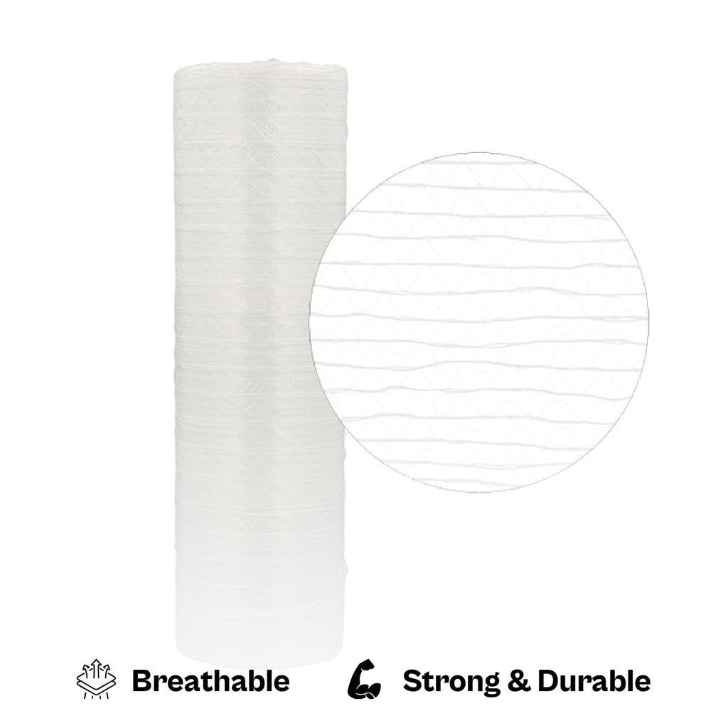 PSBM Pallet Netting Vented Stretch Wrap, 2 Pack, 20 Inch x 3000 Feet