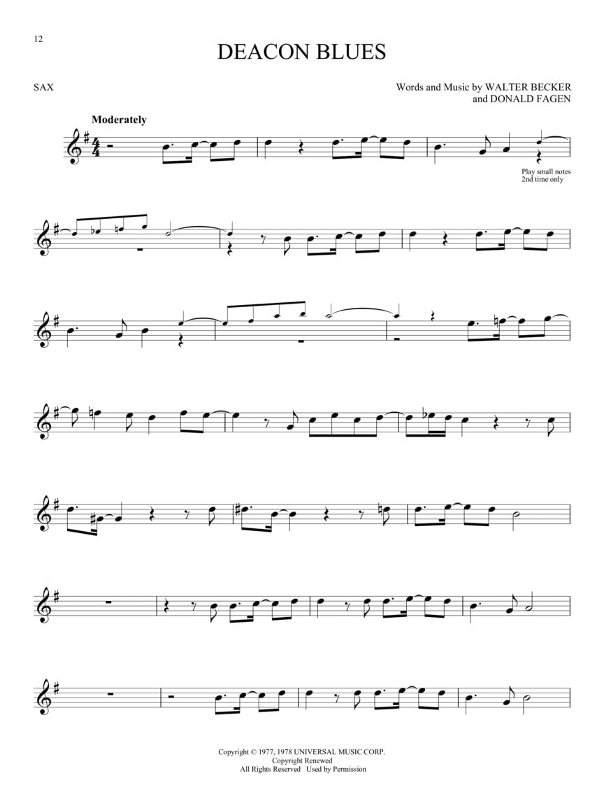 First 50 Songs You Should Play on the Sax | Beginner-Friendly Saxophone Songbook with Pop, Jazz & Movie Hits |