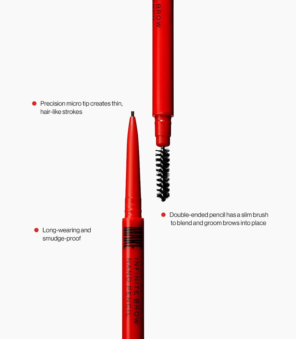 Beauty Nano Brow, Micro Eyebrow Pencil. Long-Lasting Smudgeproof Eye Brow Makeup for Hairlike Lines. Precision Liner
