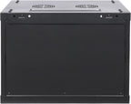 9U Wall Mount Server Cabinet Network Rack Enclosure Locking Glass Door by NETECABLE