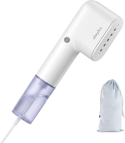 Travel Steamer for Clothes Portable Mini, Handheld Garment Steamer, 120V | Travel Mini Steamer Iron 2 In 1 with 15S