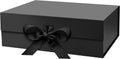 Black Magnetic Gift Box for Men Medium Gift Boxes with Lids for Birthday