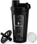 Glass Protein Shaker Bottle - Odorless, BPA Free, Leak-Proof - 24 OZ | Graduated Ideal Fitness, Milkshake and Smoothies