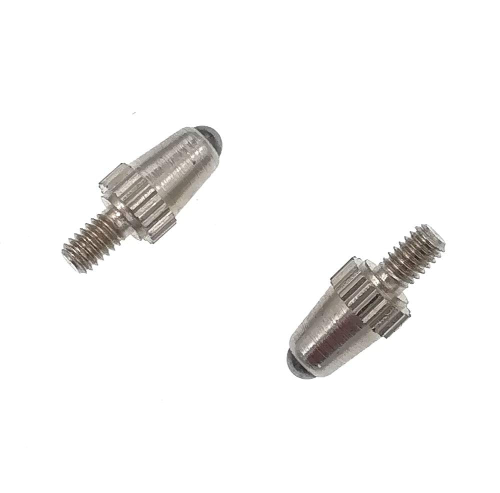 Contact Points for Dial Indicators and Linear Gage 2 Pieces Carbide Tips M2.5 Thread(Tungste Carbide)