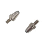 Contact Points for Dial Indicators and Linear Gage 2 Pieces Carbide Tips M2.5 Thread(Tungste Carbide)