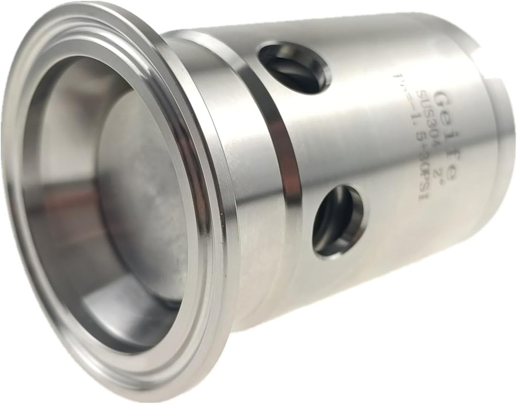 2" Tri Clamp PRV Fixed at 30 psi Pressure Relief Valve