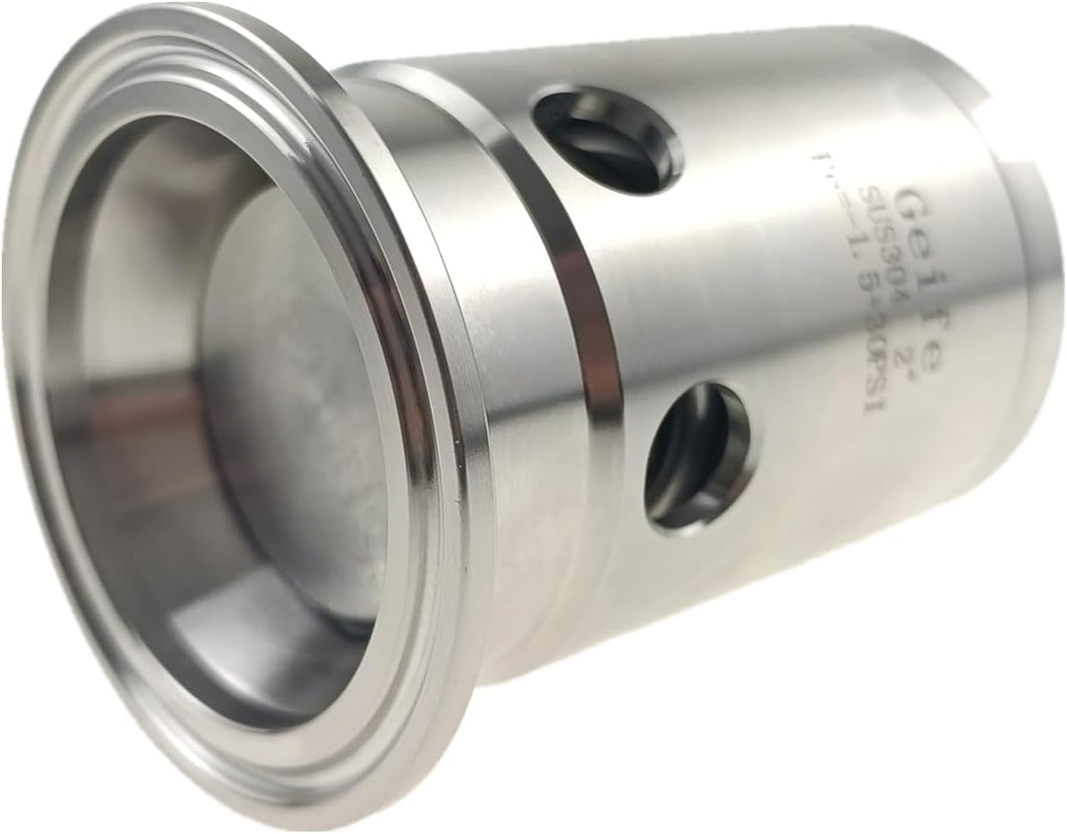 2" Tri Clamp PRV Fixed at 30 psi Pressure Relief Valve