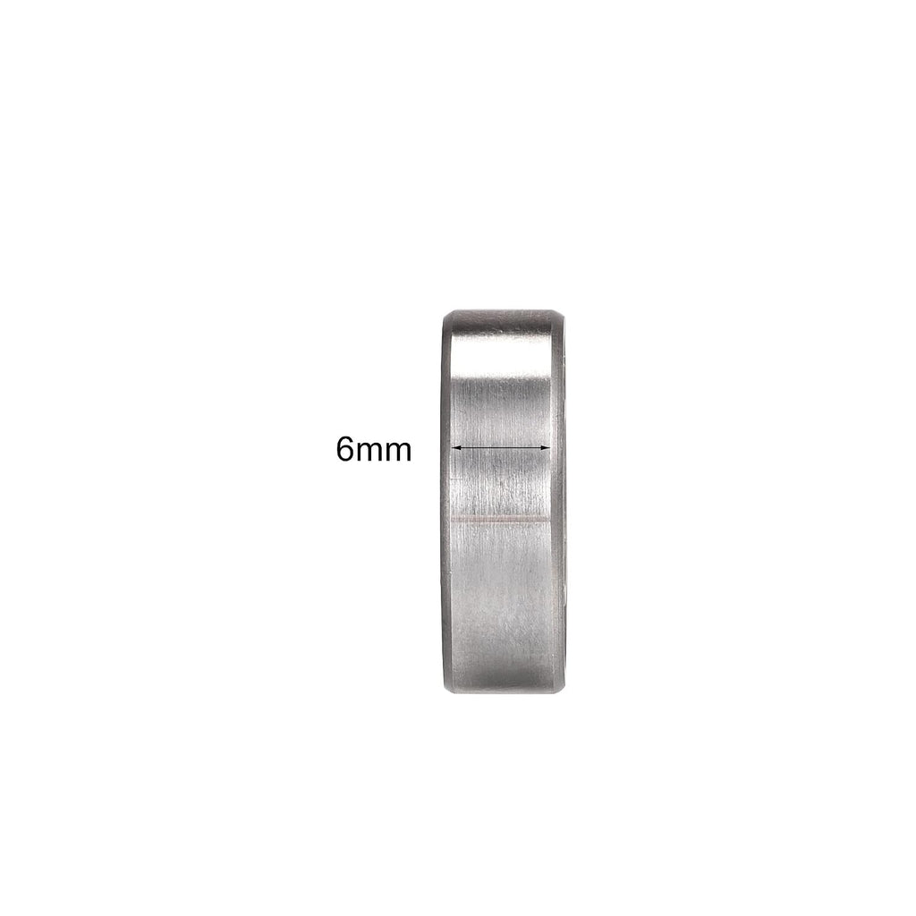 uxcell S698-2RS Stainless Steel Ball Bearing 8x19x6mm Double Sealed Bearings 2pcs