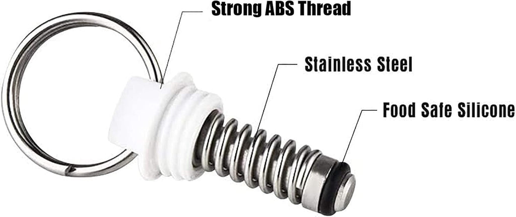 4PCS Corny Keg Pressure Relief Valve, Plastic Keg Lid Relief Valve | Pressure Relief Valve for Ball Lock Cornelius