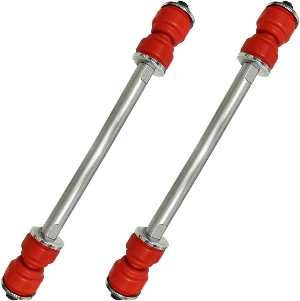 4‑6" Front Sway Bar Stabilizer CODE RED Heavy Duty End Link Kit for Extended Lifted Chevy Silverado Sierra 1500, 1500HD, 2500HD/3500HD, Avalanche 1500, Yukon, 2001‑2019 - Bushings Made IN USA