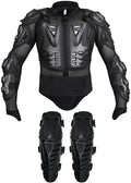 Adult Motorcycle Protective Jacket and Knee Pads, Motorcycle Accessories, Back Spine Chest Protector, Full Body Chest