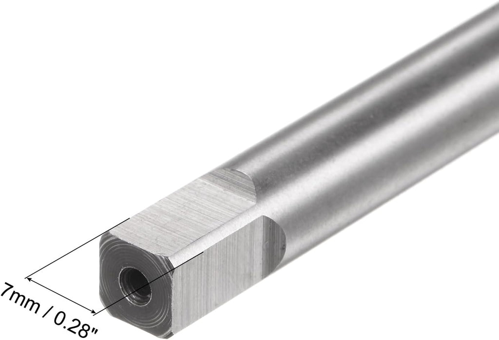 uxcell Metric Thread Tap M12 x 1.75 H2 160mm Extra Long Straight Flute Screw Thread Milling Machine Taps Threading Tapping Repair Tool