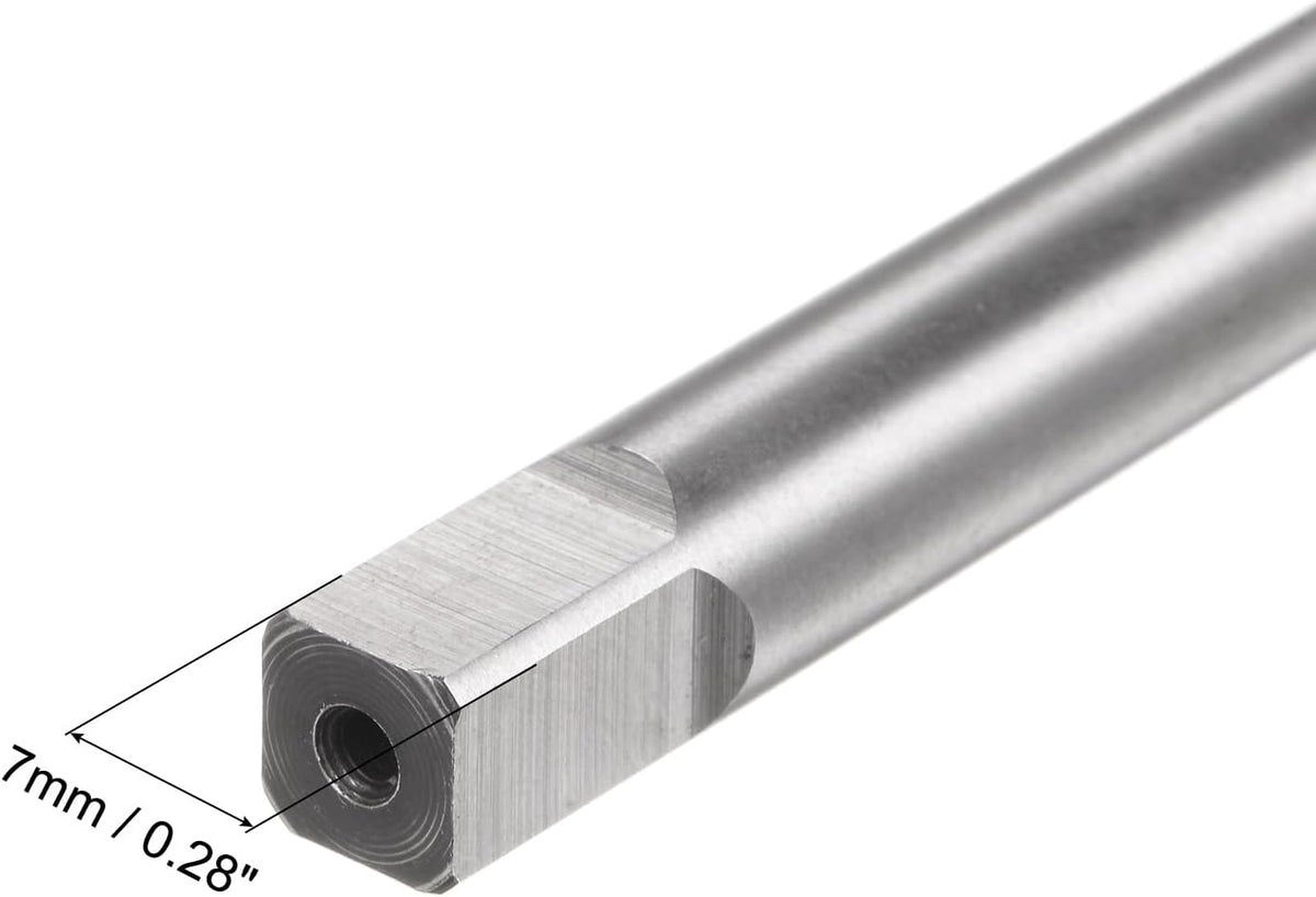 uxcell Metric Thread Tap M12 x 1.75 H2 160mm Extra Long Straight Flute Screw Thread Milling Machine Taps Threading Tapping Repair Tool