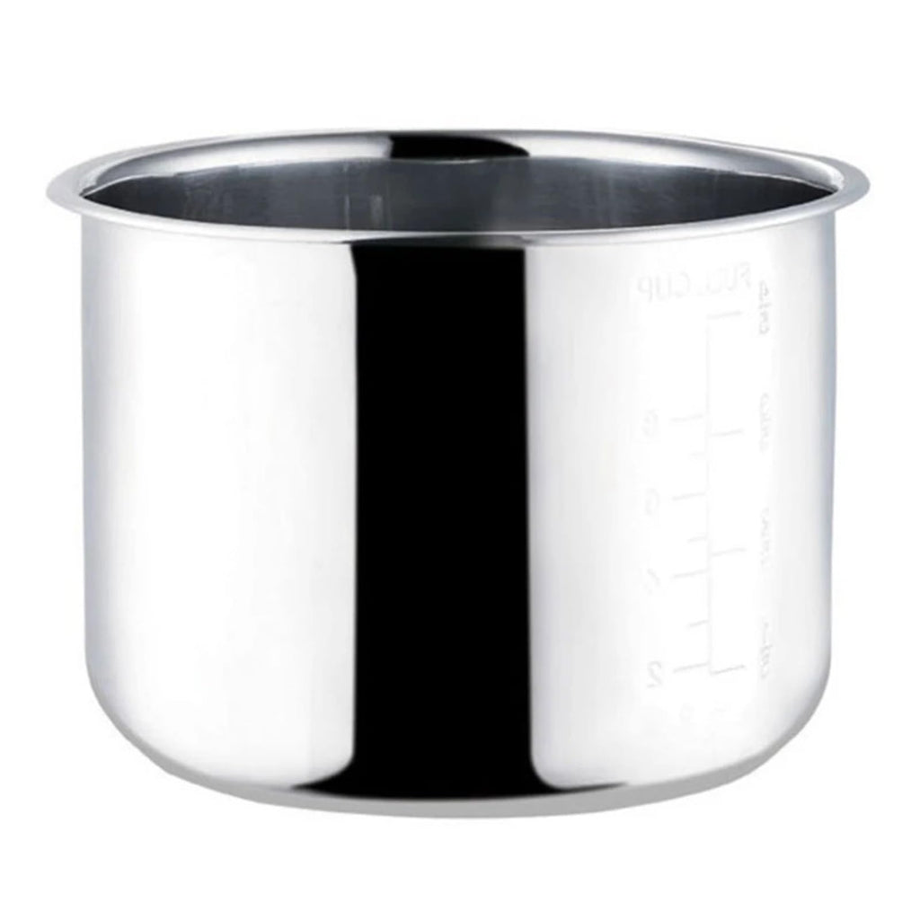 XFHDHR Power Cooker Stainless Steel Replacement Inner Pot Insert Liner Accessory Insert Liner XL 5 Quart Cooke
