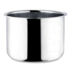 XFHDHR Power Cooker Stainless Steel Replacement Inner Pot Insert Liner Accessory Insert Liner XL 5 Quart Cooke
