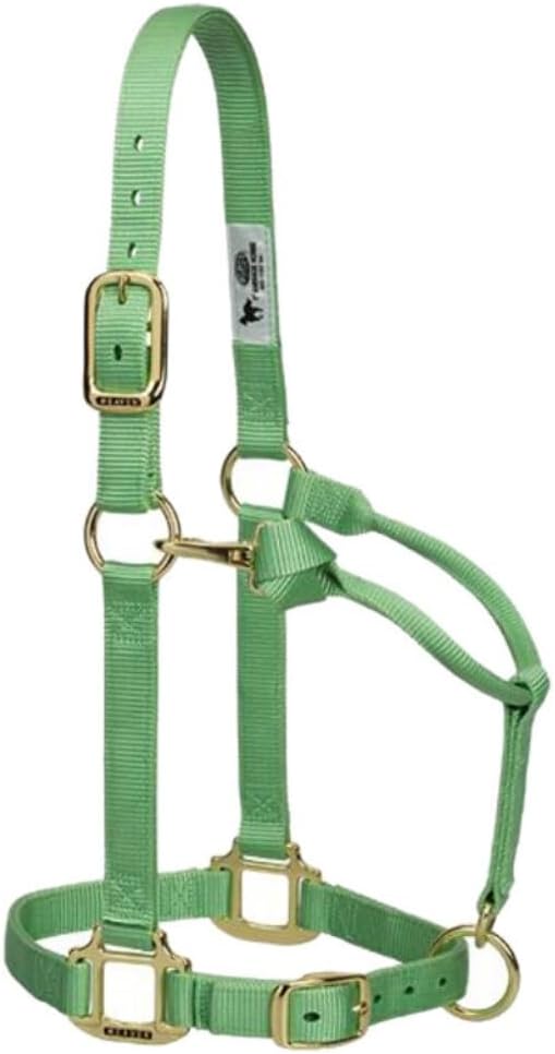 Weaver Leather Original Adjustable Nylon Horse Halter, Average Horse, Burgundy