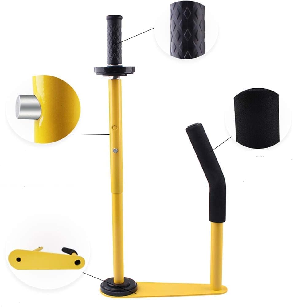 Pallet Stretch Film Packing Machine Shrink Wrap Dispenser Holder for 18 inch and 20 inch, Yellow