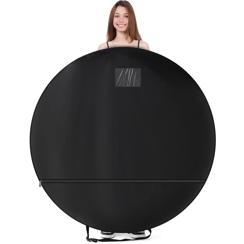 45 Inch Extra Large Tutu Garment Bag Waterproof Foldable, Black