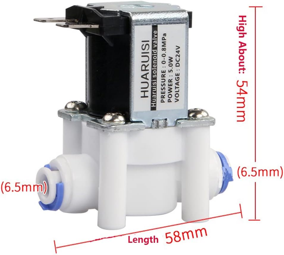1/4" 24V Water Solenoid Valve Normally Closed RO Reverse Osmosis