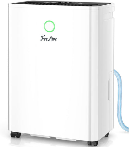 2500Sq.Ft Dehumidifier,34Pint Dehumidifiers for Home, Quiet Dehumidifier for Basement, Bedroom, Bathroom,6.56FT Drain