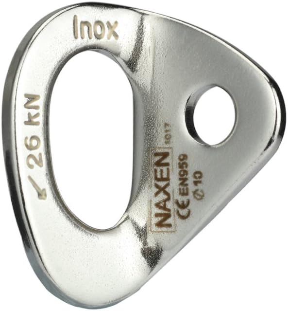 26kN Bolt Hanger Stainless Steel Climbing Hanger Climbing Anchor for 10 mm / 3/8" Bolt Pack of 6